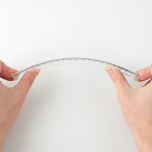 Bền 20Cm Thẳng Cai Trị Nhựa Cai Trị Cho Bản Vẽ Và Đo 5 Bộ Phổ Trong Suốt - Product Image 4