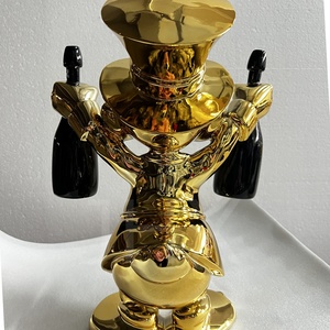 Scultura Papera <span class=keywords><strong>in</strong></span> <span class=keywords><strong>Resina</strong></span> e Metallo Stile Cartone Animato di Lusso Moderno per Arredamento Casa, Dimensioni Personalizzabili di Fabbrica di Grande Successo - Product Image 3