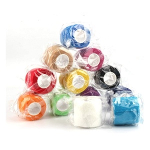 ضمادة ذاتية اللصق تنفس متماسك ضمادة التفاف لفات مرونة الذاتي ملتصقة الشريط ل رياضية الرياضية - Product Image 2