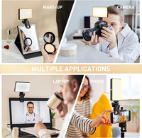 Kit Perekaman Video Vlogging Lampu Ponsel Newmowa Terlaris Dengan Lampu LED Mini Pengisi Cahaya Kamera