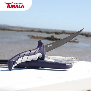 Bằng Sáng Chế Sản Phẩm Miễn Phí Mẫu Bán Hot Mềm Cao Su Xử Lý PP + TPR Fishing Knife Thép Không Gỉ Round Corner Knife - Product Image 4