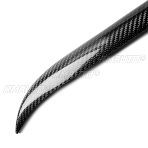 1 par de cubiertas de fibra de carbono real para faros delanteros de coche, para BMW E39 525 528 530 1997 1998 1999 2000 2001 2002 2003 - Product Image 5
