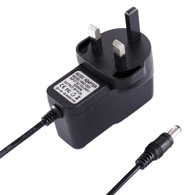 EU UK US Plug Black Wall Charger Adaptor 5V 6V 9V 12V 15V 20V 24V 12W 15W 18W 24W 0.5A 1A 2A 3A AC/DC Power Adapters