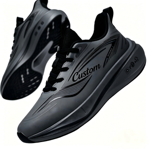 Sneakers Traspiranti in Maglia <span class=keywords><strong>per</strong></span> Uomo e Donna, <span class=keywords><strong>Scarpe</strong></span> da Passeggio con Logo Personalizzato, Suola Leggera Antiscivolo in EVA e Gomma - Product Image 2