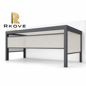 Versatile Louvered Pergola System with <b>3</b> ZIP Screens and Integrated Warm LED for All-Weather Dining - Product Image 5
