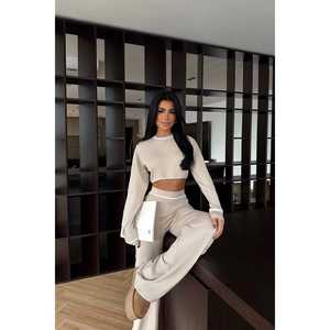 Ensembles pour femmes Lorisy beige, tenue d'équipe élégante - Product Image 4