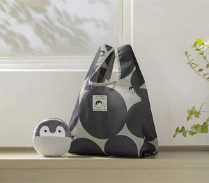 Wholesale Portable Waterproof Polyester Foldable <strong>Bag</strong> Cartoon <strong>Penguin</strong> Reusable Shopping Oxford Tote <strong>Bag</strong> with Custom <strong>Printed</strong> Logo - Product Image 4