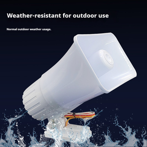 Haut-parleur klaxon ABS blanc personnalisé 120 Db sirène électronique filaire simple ou double tonalité alarme anti-effraction pour la maison ou le public - Product Image 4