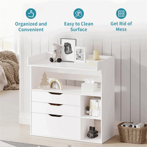 Cassettone <span class=keywords><strong>fasciatoio</strong></span> in legno naturale di alta qualità con 3 cassetti Custom Size & personalizzabile - Product Image 2