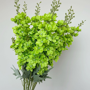 ดอกเดลฟีเนียมประดิษฐ์สีขาว ก้านยาว 120 ซม. - Product Image 1