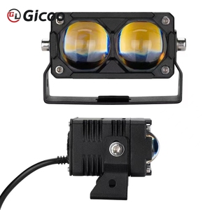 Luz Auxiliar LED de 60W de Alta Potencia para Motocicleta, Lámpara de Conducción Auxiliar LED, Luz Antiniebla Todoterreno, Luz Alta y Baja de Doble Color - Product Image 4