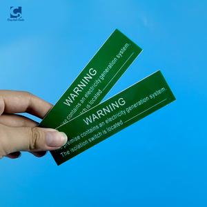 Máy nameplates <span class=keywords><strong>Maker</strong></span> Tags huyền thoại van nhiều lớp công nghiệp <span class=keywords><strong>PVC</strong></span> cao Bảng điều chỉnh dây nhận dạng laser cắt tùy chỉnh ABS nhãn - Product Image 2