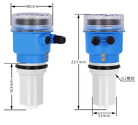 Jauge de niveau d'eau ultrasonique industrielle TAIHUA, transmetteur de type séparé, précision 0,5 %, matériau ABS, 4-20 mA RS485 pour eaux usées