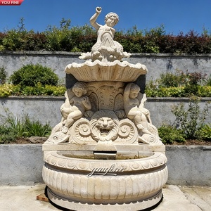 YOUFINE Marmor-Kerub-Wandbrunnen für Klassische Villengärten - Product Image 1