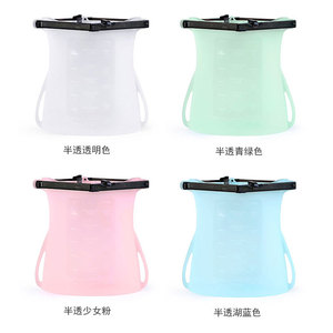 Silicone Food <b>Storage</b> Bags Thickened Airtight High Temperature Resistant <b>Kitchen</b> Drawer Baskets Transparent Color 132g - Product Image 1