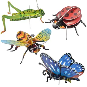 Customized insect animal model paper + EPS environmental protection material 3D puzzle educational children's toys early educati