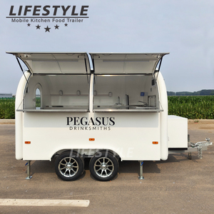 Remolque Food Truck Totalmente equipado Mini BBQ Doner Kebab Pizza Taco Trailer Cocina móvil Churros Hot Dog Coffee Cart para la venta - Product Image 2