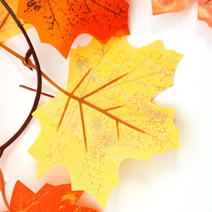 ใบไม้ประดิษฐ์สีเมเปิ้ลแบบจำลองสำหรับตกแต่งผนังและเพดานในฤดูใบไม้ร่วง เหมาะสำหรับงานวันขอบคุณพระเจ้า งานแต่งงาน และตกแต่งบ้าน - Product Image 4