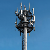 Tour monopôle en acier galvanisé 15M 20M 25M 30M pour antenne radio 5G 4G autoportante, mât de télécommunications, tour de communication