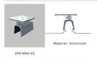 Support de fixation de panneau solaire sur toit EMPERY EPR-Clamp, matériau AL6005-T5 SUS304, surface anodisée propre, pour toit métallique 35mm-50mm