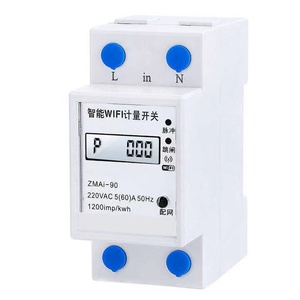 Medidor de potencia de Wifi inteligente Tuya, medidor digital monofásico KWH, medidor de vatios, medidor de energía eléctrica <span class=keywords><strong>prepago</strong></span> Wifi inteligente - Product Image 4