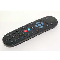 Control Remoto de Código Fijo para Smart TV, Recargable por USB, con Control Táctil LED y por Voz, para Mini/Decodificadores Satelitales, 4 Botones, Batería AAA