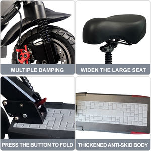 Potente <span class=keywords><strong>Scooter</strong></span> Eléctrico Plegable de Alta Velocidad Todoterreno para Adultos con Batería Extraíble de Larga Duración de 15Ah 21Ah y Dos Ruedas - Product Image 6