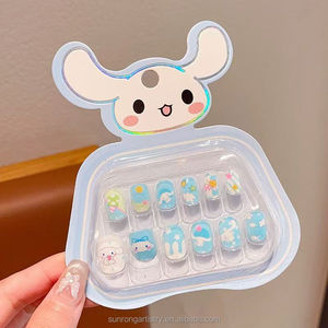 Unghie Finte per Bambini all'Ingrosso, Estensioni di Unghie Artificiali, Unghie Adesive con Cartoni Animati per Bambine - Product Image 5