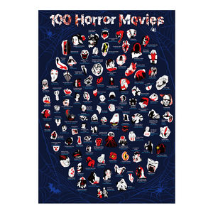 Calendrier des 100 films <span class=keywords><strong>d</strong></span>'<span class=keywords><strong>horreur</strong></span> essentiels Liste de films <span class=keywords><strong>d</strong></span>'<span class=keywords><strong>horreur</strong></span> de tous les temps Liste de films à voir Affiche de cinéma Films <span class=keywords><strong>d</strong></span>'<span class=keywords><strong>horreur</strong></span> Affiche à gratter - Product Image 6