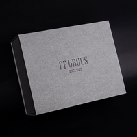 Boîte cadeau pliable avec logo personnalisé, boîtes cadeau rigides en papier pliables pour bijoux, cosmétiques, artisanat