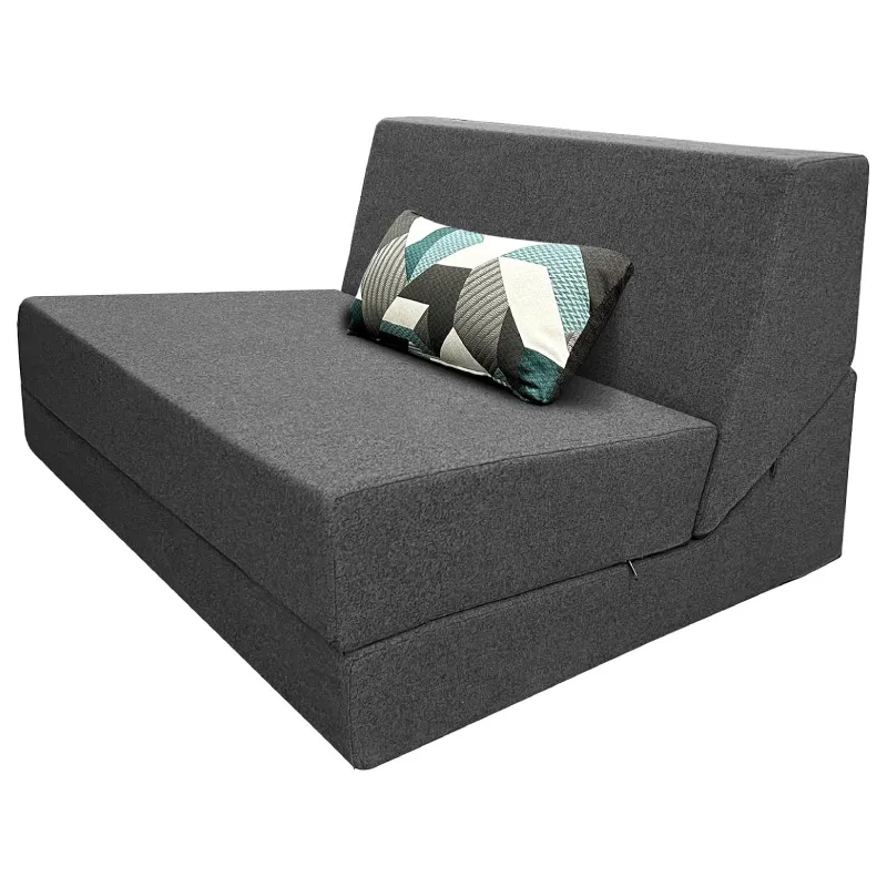 Individuelles Memory-Schaum-Klappsofa Couchbett mit Kissen Schlafgelegenheit moderner Wandelbarer Stuhl Boden futon für Wohnzimmer Appartment