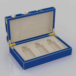 Boîte à parfum en bois personnalisable de luxe, nouveau design, matériau MDF, finition mate/brillante, approuvé BV/REACH, marque Volenx, bijoux personnalisés - Product Image 1