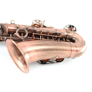 ヴィンテージプロフェッショナルアルトサックス（E♭調、マットレッド）、初心者＆演奏者向け - Product Image 3