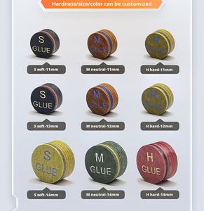 Xikuno Big Head Pool Cue cuero cabelludo resistente al desgaste multicapa pistola cabeza reemplazo accesorios de billar - Product Image 6