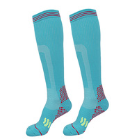 Chaussettes Marathon Personnalisées Avec Fond De Serviette Elite Unisexe Respirant Professionnel 20-30mmHg Compression Long Tube Chaussette