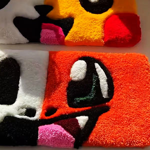 Tapis de luxe en forme de bricolage Tapis de pied touffeté doux Design de dessin animé personnalisé Tapis <span class=keywords><strong>Pok</strong></span>émon à touffeter en fil fait à la main pour la décoration intérieure - Product Image 4