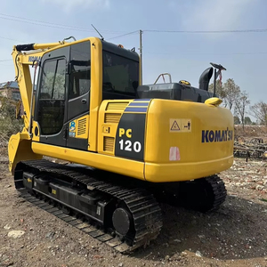 Excavatrice sur chenilles Komatsu PC120 d'occasion certifiée CE, 12 tonnes, avec godet de 0,48 m³, moteur Komatsu, durable pour la construction - Product Image 3