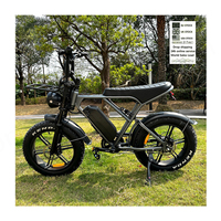 OUXI H9 Fatbike 48v 250W/750W E Bike Full Suspension Cheap Ebike Adultes Vélo Électrique City Life Vélo Électrique