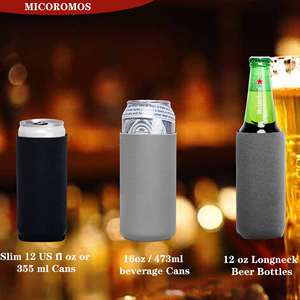 Fundas de vinilo delgadas para latas de 12 oz, lisas, plegables, para refrescos, personalizables por sublimación para bodas - Product Image 5