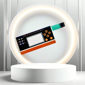 Clavier à membrane personnalisé ultra-mince panneau de commutateur tactile étiquette de panneau de commande de bouton applicable à ultra-basse température - Product Image 1