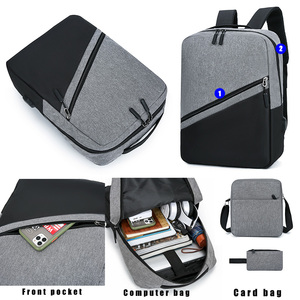 Du lịch máy tính xách tay ba lô 3 trong 1 máy tính xách tay túi giải trí mới máy tính chuyên nghiệp du lịch Ba lô USB sạc cổng - Product Image 4