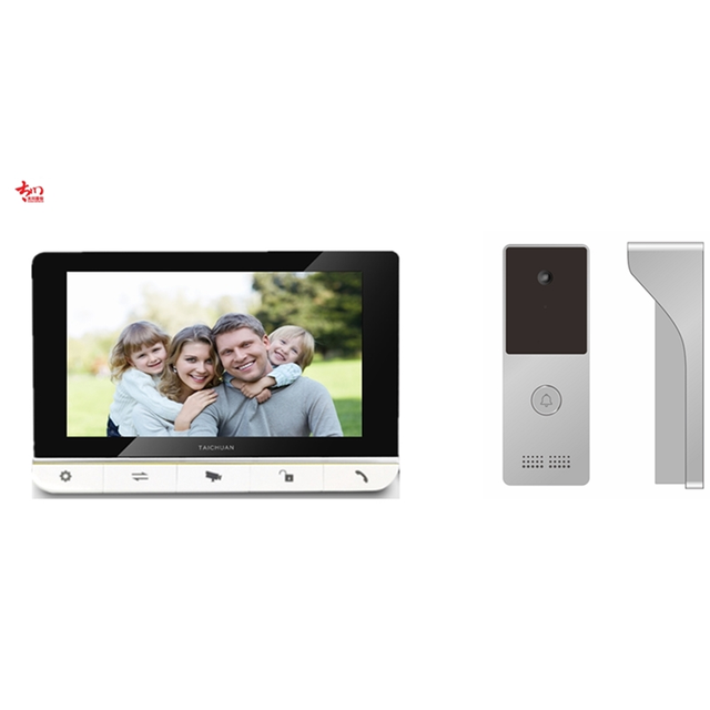 Sale Tuya Wired Video Door Phone 720P Digital Camera IR Night Vision 4-Wire Connection Physical Button for Home/Villa Outdoor