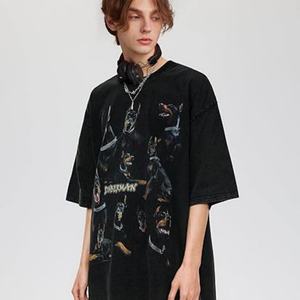 Camiseta de Hombre con Estampado Extra Grande, Ropa Urbana de Dibujos Animados, Camiseta Informal de Verano - Product Image 3