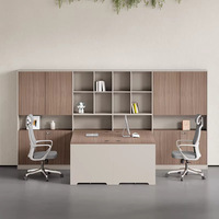 Bureau d'angle en L de direction, vente en gros d'usine, personnalisable pour usage professionnel