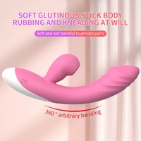 JT Silikon Wasserdichter Wiederaufladbarer Analplug Klitoris-Nippel-Sauger Vaginaler Vibrationsmassagestab Erwachsenen-Spielzeug