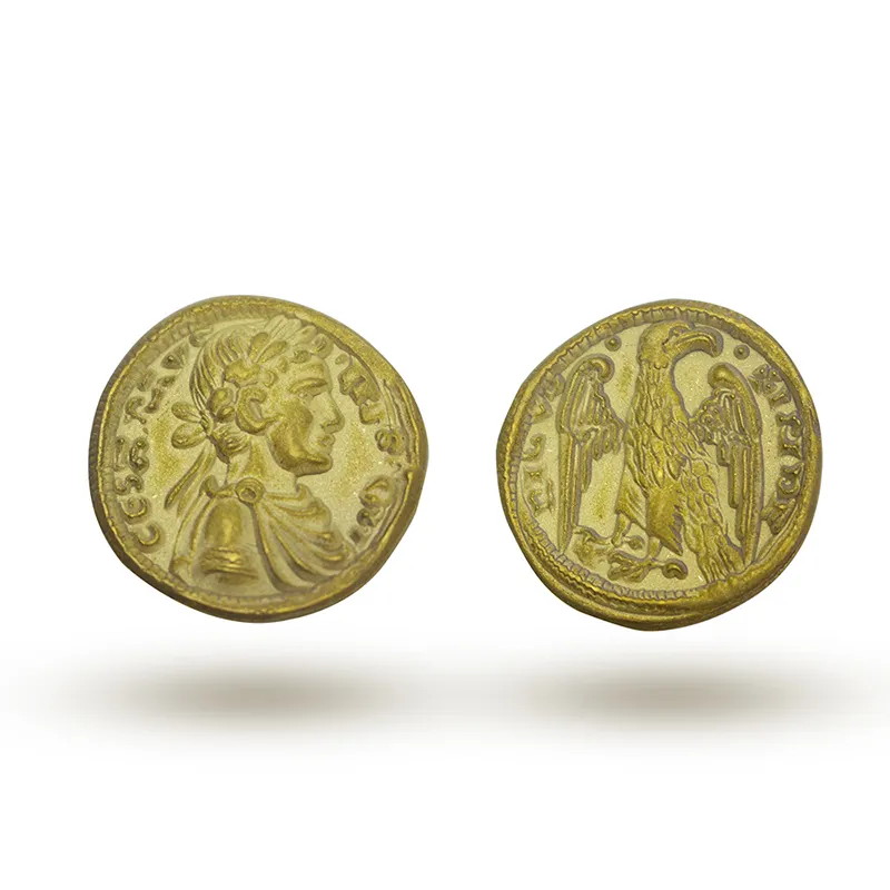 Vente en gros 3D or laiton cuivre plaqué argent épée et Shiled pièce commémorative Capital City Challenge Coin