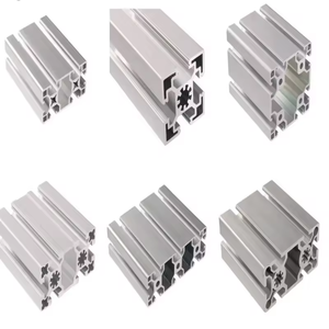 Profilatura di profili in alluminio 8040 profilo in alluminio anodizzato per estrusione profilo in alluminio per metallo industriale 40*40 4040 - Product Image 4