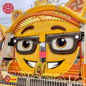 Manège à bascule mécanique ludique pour enfants, motif Smiley musical et animé, équipement de parc d'attractions et de terrain de jeux extérieur, direct usine - Product Image 5
