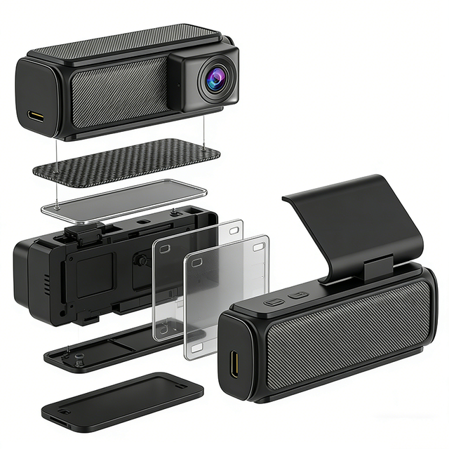 Electronic Product Development Car DVR Vehicle Event Recorder With Dual Lens Front and Rear 4K+1k+GPS Wifi App Control Hardware