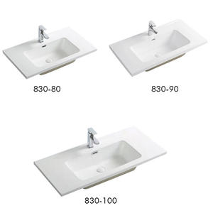 Lavabo <span class=keywords><strong>de</strong></span> Cerámica Estilo Campestre, Precio Económico <span class=keywords><strong>de</strong></span> Fábrica, Entrega en 7 Días, Mueble <span class=keywords><strong>de</strong></span> Baño con Lavabo <span class=keywords><strong>de</strong></span> 24, 36 y 48 Pulgadas para Baño - Product Image 3